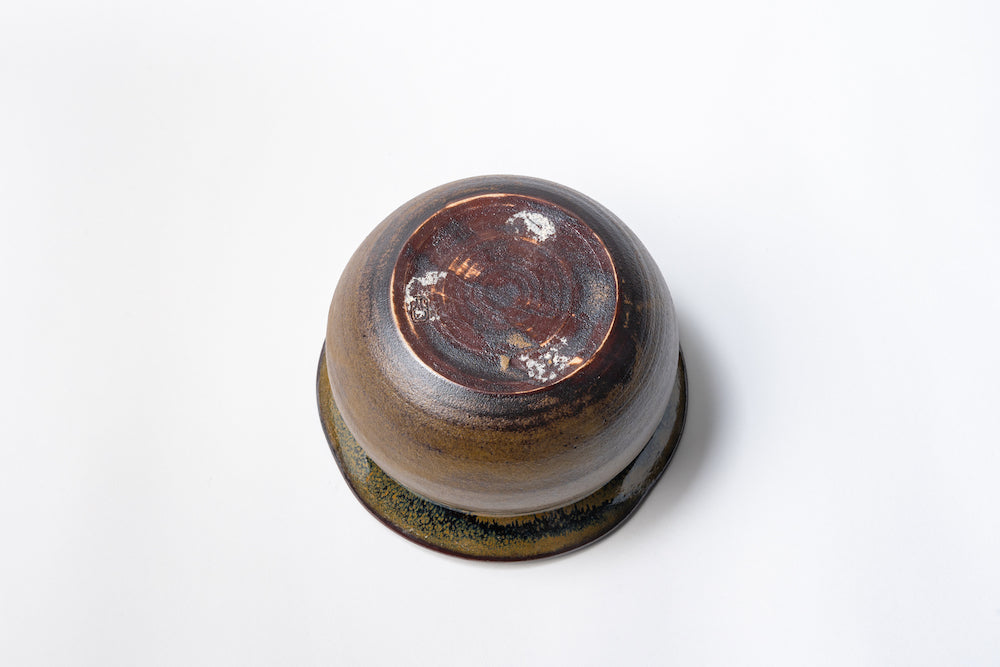 餌畚形建水 十三代 髙取八山造 – 高取焼宗家